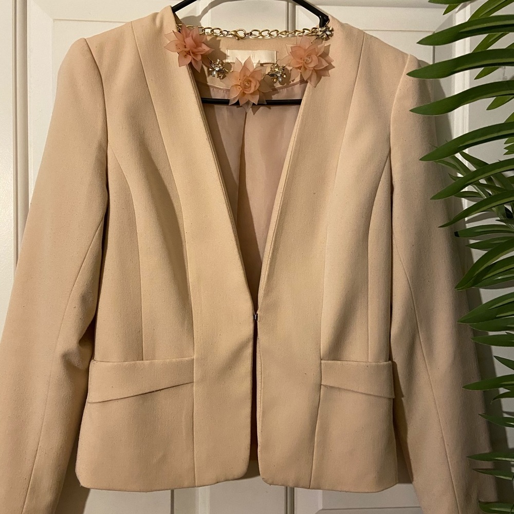 H&M powder pink blazer
